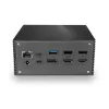 Lindy DST-Pro 101, docking station per laptop USB-C con supporto 4K e alimentatore 100W