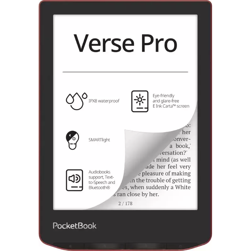 Lettore di e-book PocketBook Verse Pro 16 GB Wi-Fi 6 pollici E Ink Carta