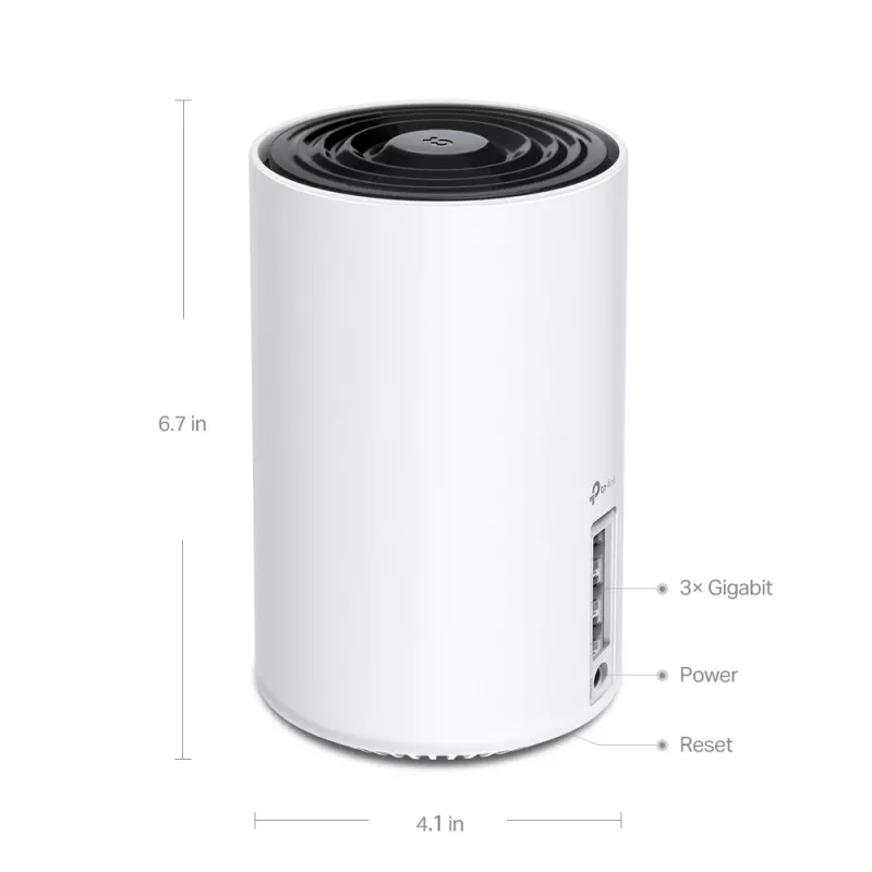 Sistema Mesh Wi-Fi 6E per tutta la casa TP-Link AXE5400 (Tri-Band)