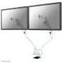 Braccio per monitor Neomounts FPMA-D750DWHITE2 10-32 pollici - a gas - morsetto da tavolo - stop a 180°