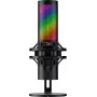 HyperX QuadCast 2 S - microfono USB (nero), microfono da tavolo, -8 dB, 20 - 20000 Hz, 1 Ω, cablato, USB