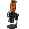 HyperX QuadCast 2 S - microfono USB (nero), microfono da tavolo, -8 dB, 20 - 20000 Hz, 1 Ω, cablato, USB