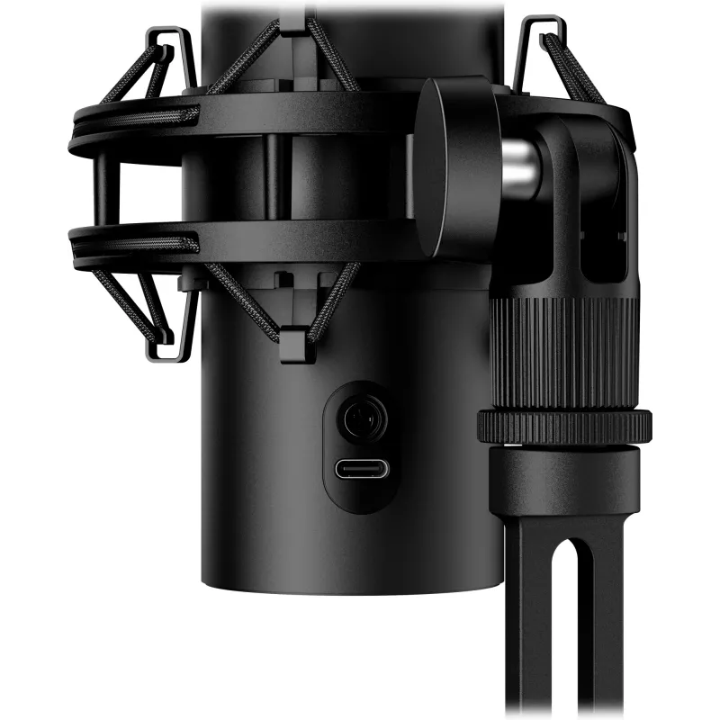 HyperX QuadCast 2 S - microfono USB (nero), microfono da tavolo, -8 dB, 20 - 20000 Hz, 1 Ω, cablato, USB