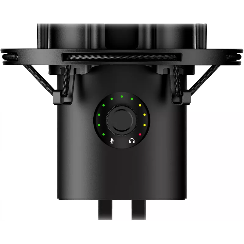 HyperX QuadCast 2 S - microfono USB (nero), microfono da tavolo, -8 dB, 20 - 20000 Hz, 1 Ω, cablato, USB