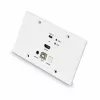 Lindy 150m Cat.6 HDMI 4K60 & Type C HDBaseT EU piastra a parete KVM-Extender, trasmettitore