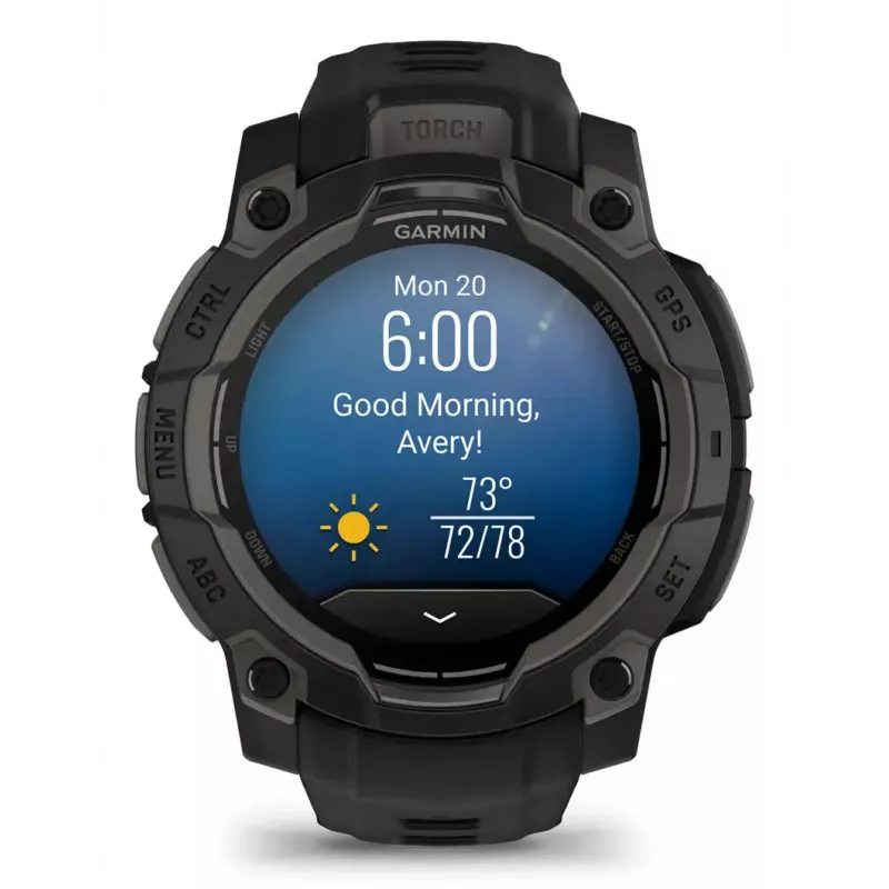 Smartwatch Garmin Instinct 3 AMOLED nero