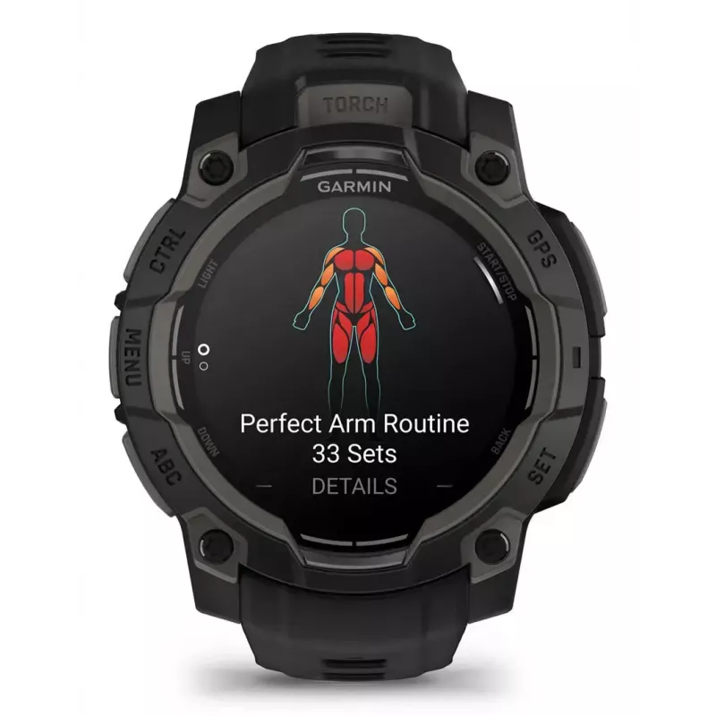 Smartwatch Garmin Instinct 3 AMOLED nero