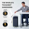 Fellowes Powershred LX221 5050401 distruggidocumenti a microframmenti, P-5, 20 fogli, 2 x 12 mm, 30 l, 70 dB, nero