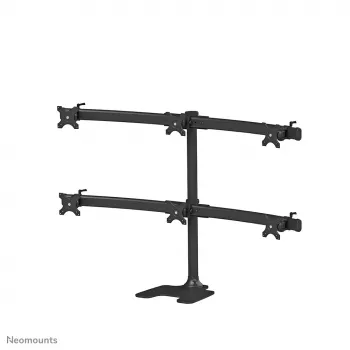 Supporto per monitor Neomounts FPMA-D700DD6 10-27 pollici, a piedistallo/da tavolo, 8 kg, 25,4 cm (10 pollici), 68,6 cm (27 pollici), 100 x 100 mm, nero