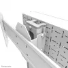 Carrello TV Neomounts FL50S-825WH1 37-75 pollici - TÜV