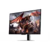Samsung Odyssey OLED G8 G80SD LS32DG802SUXDU monitor gaming, 32 pollici (81,3 cm) OLED, 4K UHD 3840 x 2160, 240 Hz, 0,03 ms, HDR10, 2x HDMI, DisplayPort, hub USB 3.0, regolabile in altezza, pivot, argento