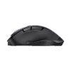 TRUST Fyda Office mouse ergonomico wireless per destrorsi – RF + Bluetooth 5.2 – ottico 2400 DPI – 6 tasti – nero