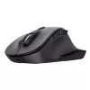 TRUST Fyda Office mouse ergonomico wireless per destrorsi – RF + Bluetooth 5.2 – ottico 2400 DPI – 6 tasti – nero