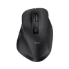 TRUST Fyda Office mouse ergonomico wireless per destrorsi – RF + Bluetooth 5.2 – ottico 2400 DPI – 6 tasti – nero