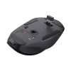 TRUST Fyda Office mouse ergonomico wireless per destrorsi – RF + Bluetooth 5.2 – ottico 2400 DPI – 6 tasti – nero