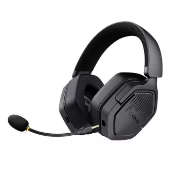 Headset TRUST GXT 493PS Carus — Con filo e wireless (Bluetooth), circumaurale, archetto, 20–20000 Hz, 1,2 m, nero