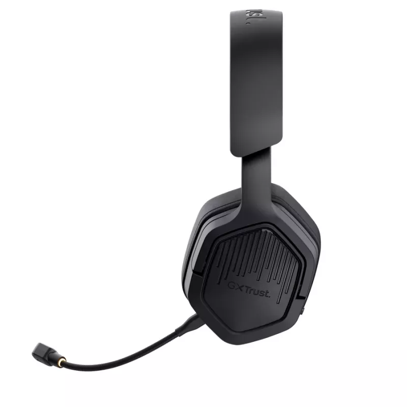 Trust GXT 493PS Carus cuffie gaming wireless per PS5, over-ear, microfono removibile, USB-C / USB-A / 3,5 mm, 20–20000 Hz, 1,2 m, nere