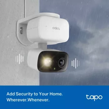 Telecamera di sorveglianza TP-LINK Tapo C206 – uso interno/esterno 1080p HD, rotazione e inclinazione, visione notturna, audio bidirezionale