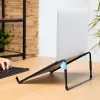 R-Go Tools supporto per laptop R-Go Steel Travel, ergonomico e pieghevole, adatto per laptop da 10-22