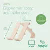 R-Go Tools supporto per laptop e tablet R-Go Treepod, ergonomico e modulare, regolabile, a base biologica