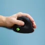 R-Go Tools mouse ergonomico R-Go HE Break con software per pause, medio (misura mano 165-185 mm), per mancini, Bluetooth, nero