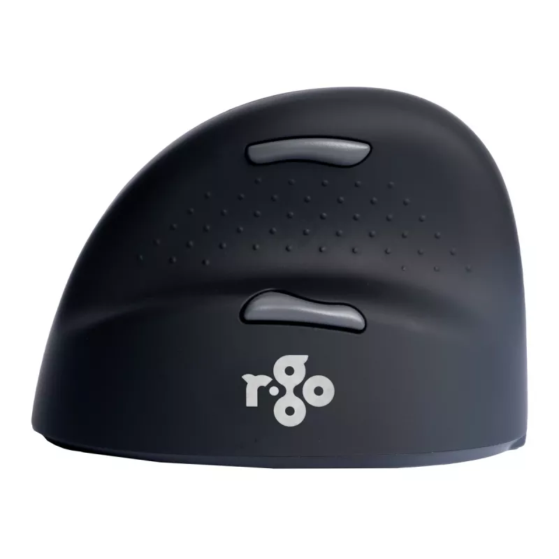 R-Go Tools mouse ergonomico R-Go HE Break con software per pause, medio (misura mano 165-185 mm), per mancini, Bluetooth, nero