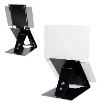 R-Go Tools supporto per tablet e laptop R-Go Riser Duo, adatto per schermi da 10–22