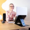 R-Go Tools supporto per tablet e laptop R-Go Riser Duo, adatto per schermi da 10–22