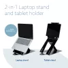 R-Go Tools supporto per tablet e laptop R-Go Riser Duo, adatto per schermi da 10–22