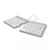 R-Go Tools Split Break RGOSBUKWLWH tastiera wireless, layout UK, bianca