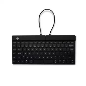 R-Go Tools tastiera ergonomica R-Go Split Break con software per pause, tastiera ergonomica divisa, QWERTY (UK), Bluetooth, nero