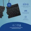 R-Go Tools Compact Break RGOSBUKWLBL tastiera wireless, layout UK, nera