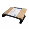 R-Go Tools supporto per documenti R-Go Read2Write, adatto per leggere e scrivere, ergonomico, con poggiapolsi in morbida schiuma, legno di quercia
