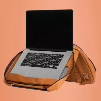 R-Go Tools borsa per laptop R-Go Viva, pelle pieno fiore, con supporto per laptop integrato, tracolla, 39,6 cm (15,6
