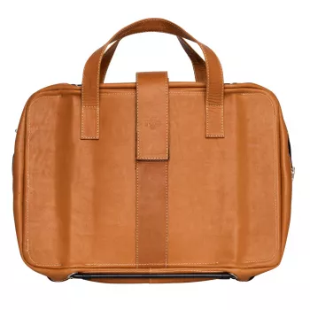 R-Go Tools borsa per laptop R-Go Viva, pelle pieno fiore, con supporto per laptop integrato, tracolla, 39,6 cm (15,6