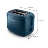 Philips serie 3000 HD2511/70 tostapane 8 2 fette 830 W blu