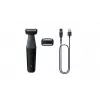 Rifinitore per corpo Philips BODYGROOM serie 3000 BG3017/01 resistente agli schizzi nero grigio