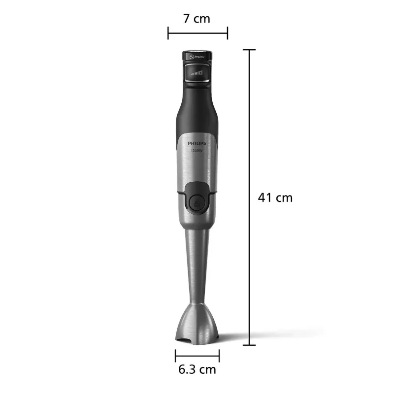 Philips serie 5000 HR2682/00 mixer frullatore a immersione 1200 W nero, acciaio inox