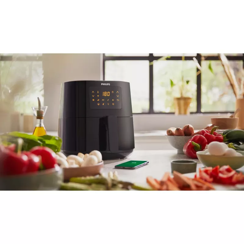 Friggitrice ad aria Philips Serie 5000 HD9255/30 singola 4,1 l a sé stante 1400 W oro, bianco
