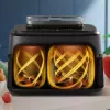 Friggitrice ad aria Philips Serie 5000 NA551/00 — capacità 9 l, 2300 W, controllo touch, display LED, nero/argento
