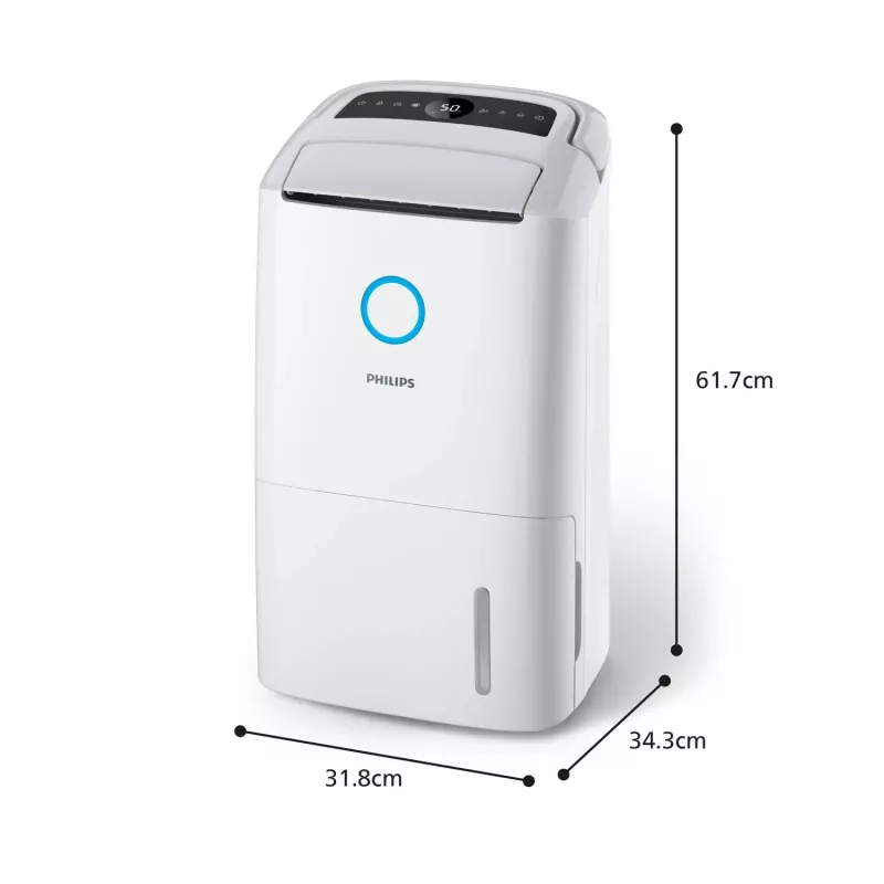 Deumidificatore Philips Serie 5000 DE5305/11 4 l 54 dB bianco