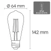 Lampada LED VISIONAL VS-B-16 10W — 1100 lm, illuminazione domestica