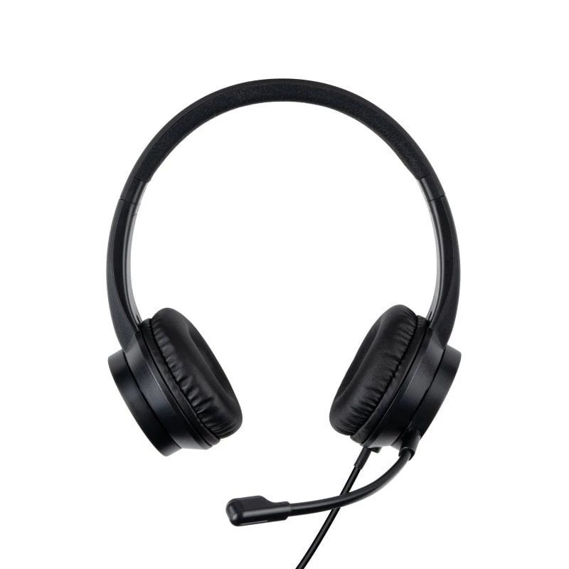 Lindy 20439 cuffie da ufficio USB-C con adattatore da USB-A a USB-C
