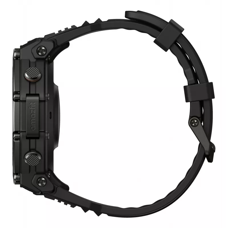 Amazfit T-Rex 3 Pro 3,81 cm (1,5 inch) AMOLED 48 mm digitale 480 x 480 pixel touchscreen nero WLAN GPS (satellitare)
