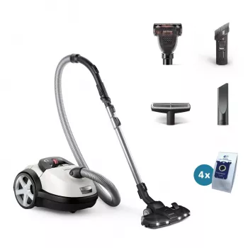 Aspirapolvere a traino Philips 8000 series XD8142/12 — 900 W, sacco 4 L, HEPA, raggio d'azione 12 m