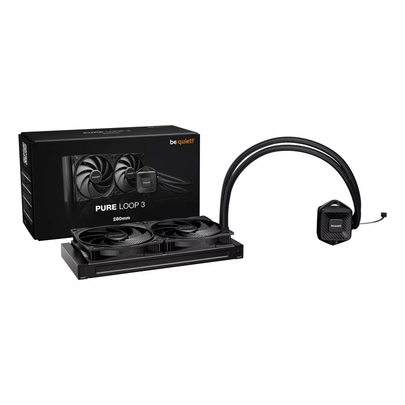 Dissipatore liquido all-in-one be quiet! PURE LOOP 3 — ventola 140 mm, nero, supporta LGA 1150/1151/1155/1200/1700 e AM4/AM5