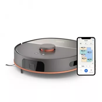 Robot aspirapolvere Philips XU5000/10 — sacco raccolta polvere 0,26 L, Li‑Ion 4800 mAh, 200 min di autonomia