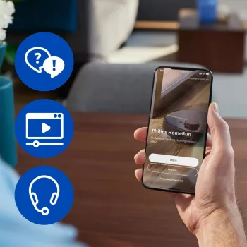 Robot aspirapolvere Philips XU5000/10 — sacco raccolta polvere 0,26 L, Li‑Ion 4800 mAh, 200 min di autonomia