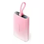 Power bank Vention 10000mAh (USB-C, Lightning, USB-A) 22,5W indicatore LED rosa