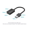 Scheda audio USB esterna Vention 2 porte 0,15 m nero 2.1 canali 16 bit